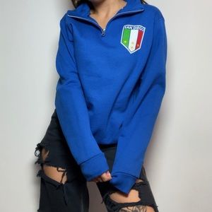 San Diego Little Italy Quarter Zip Sweatshirt